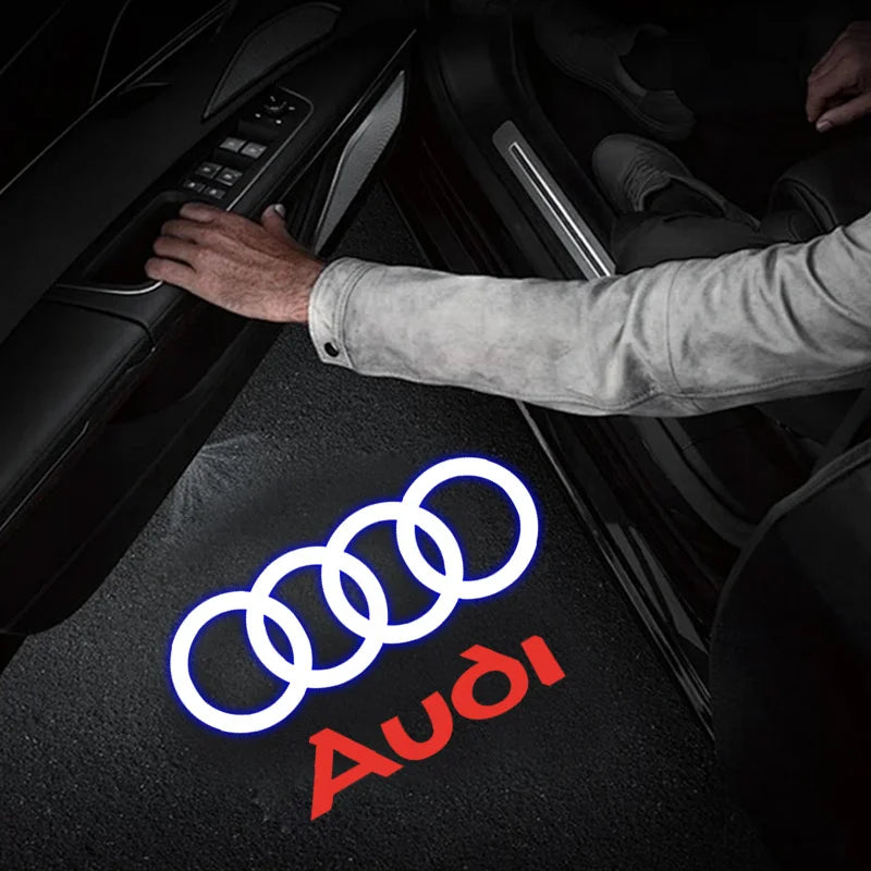 Led Car Door Welcome Light Logo Projector Laser For Audi A1 A3 A4 A5 A6 B5 B6 B7 B8 C5 C6 C7 A7 A8 Q3 Q5 Q7 TT 8V Car Accessorie