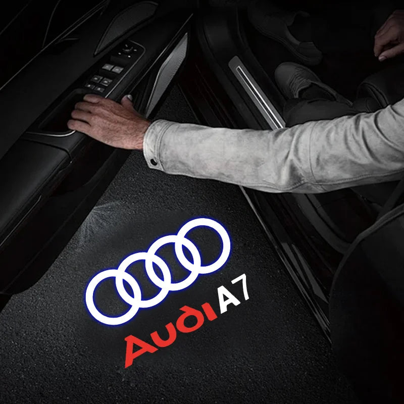 Led Car Door Welcome Light Logo Projector Laser For Audi A1 A3 A4 A5 A6 B5 B6 B7 B8 C5 C6 C7 A7 A8 Q3 Q5 Q7 TT 8V Car Accessorie