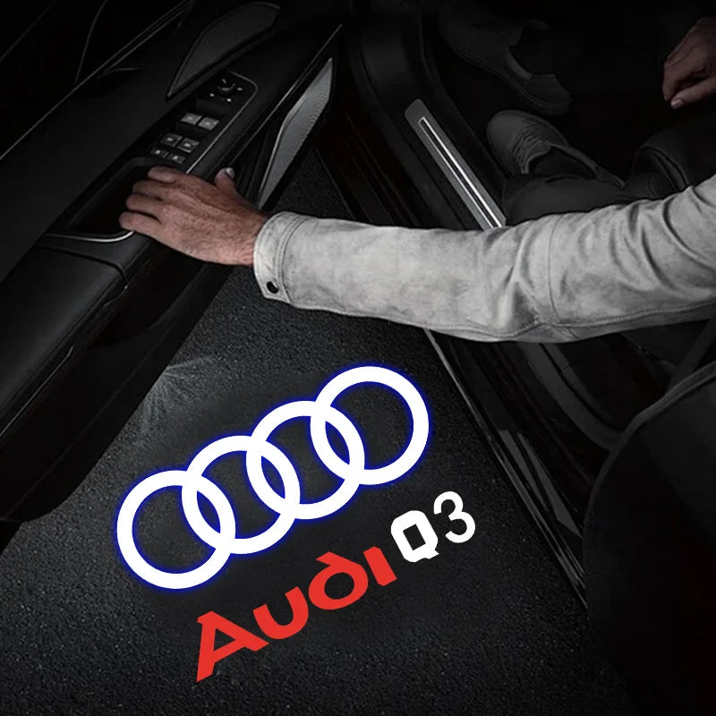 Led Car Door Welcome Light Logo Projector Laser For Audi A1 A3 A4 A5 A6 B5 B6 B7 B8 C5 C6 C7 A7 A8 Q3 Q5 Q7 TT 8V Car Accessorie
