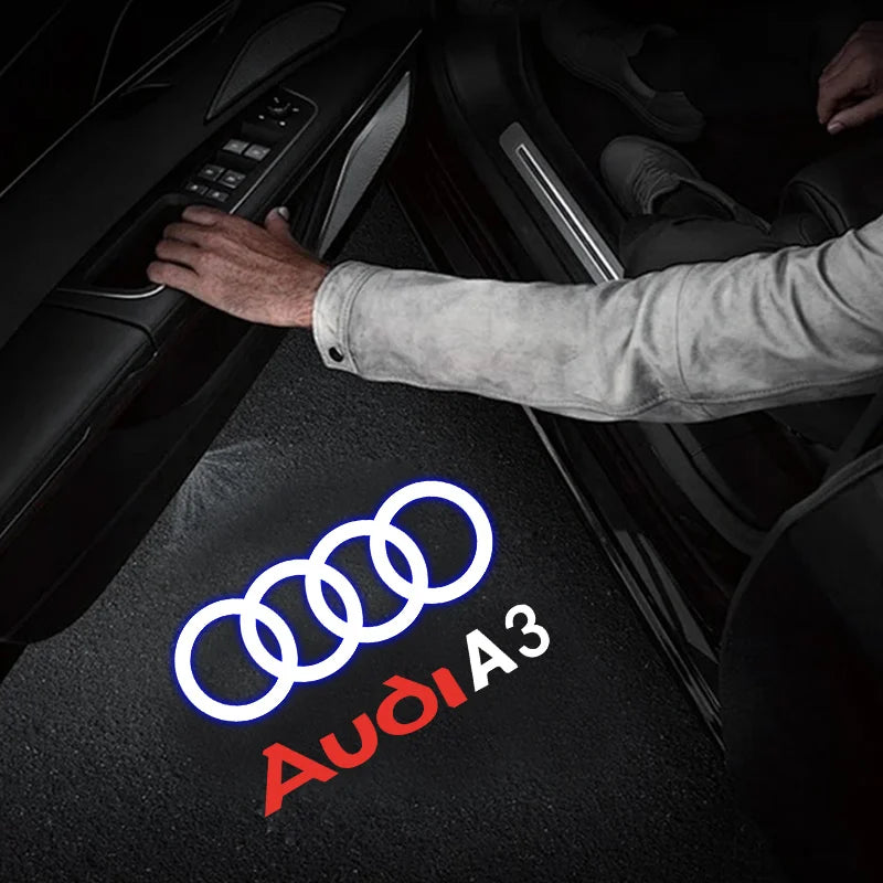 Led Car Door Welcome Light Logo Projector Laser For Audi A1 A3 A4 A5 A6 B5 B6 B7 B8 C5 C6 C7 A7 A8 Q3 Q5 Q7 TT 8V Car Accessorie