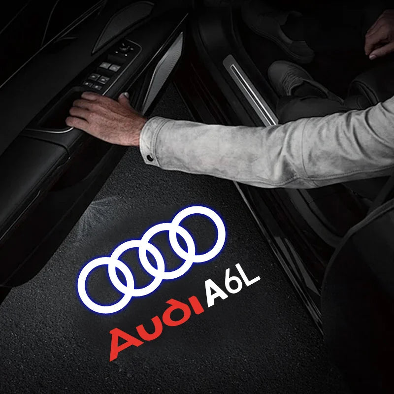 Led Car Door Welcome Light Logo Projector Laser For Audi A1 A3 A4 A5 A6 B5 B6 B7 B8 C5 C6 C7 A7 A8 Q3 Q5 Q7 TT 8V Car Accessorie