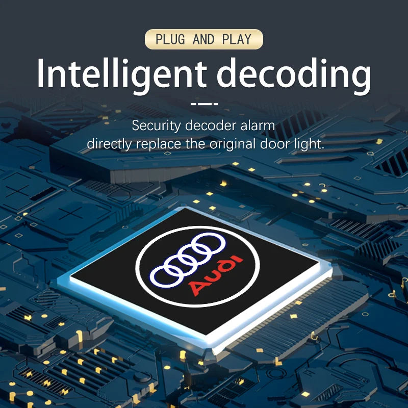 Led Car Door Welcome Light Logo Projector Laser For Audi A1 A3 A4 A5 A6 B5 B6 B7 B8 C5 C6 C7 A7 A8 Q3 Q5 Q7 TT 8V Car Accessorie